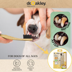 Cepillo de dedo de silicona Dr. Oakley para alcance cómodo.