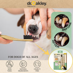 Estuche de silicona para cepillos de dedo Dr. Oakley, ideal para casa y viaje.