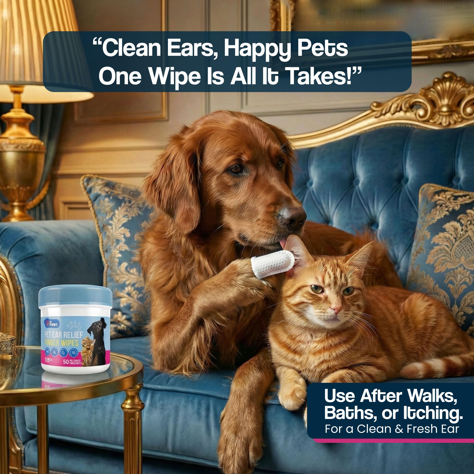 Dr. Paws Choice: complemento de higiene orejas en casa, uso cotidiano.
