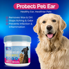 Dr. Paws Choice: limpiador orejas perro y gato, elimina olores con delicadeza.