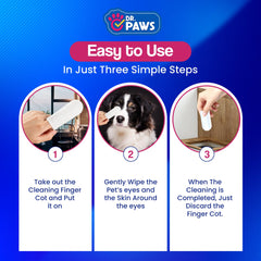 Dr. Paws Choice: manchas de lágrima en perro blanco, ayuda a mantener brillo.