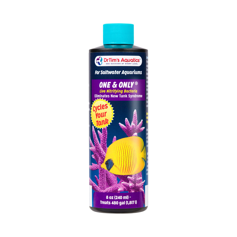 DrTim's Aquatics Saltwater One & Only frasco 8oz, nitrificación rápida
