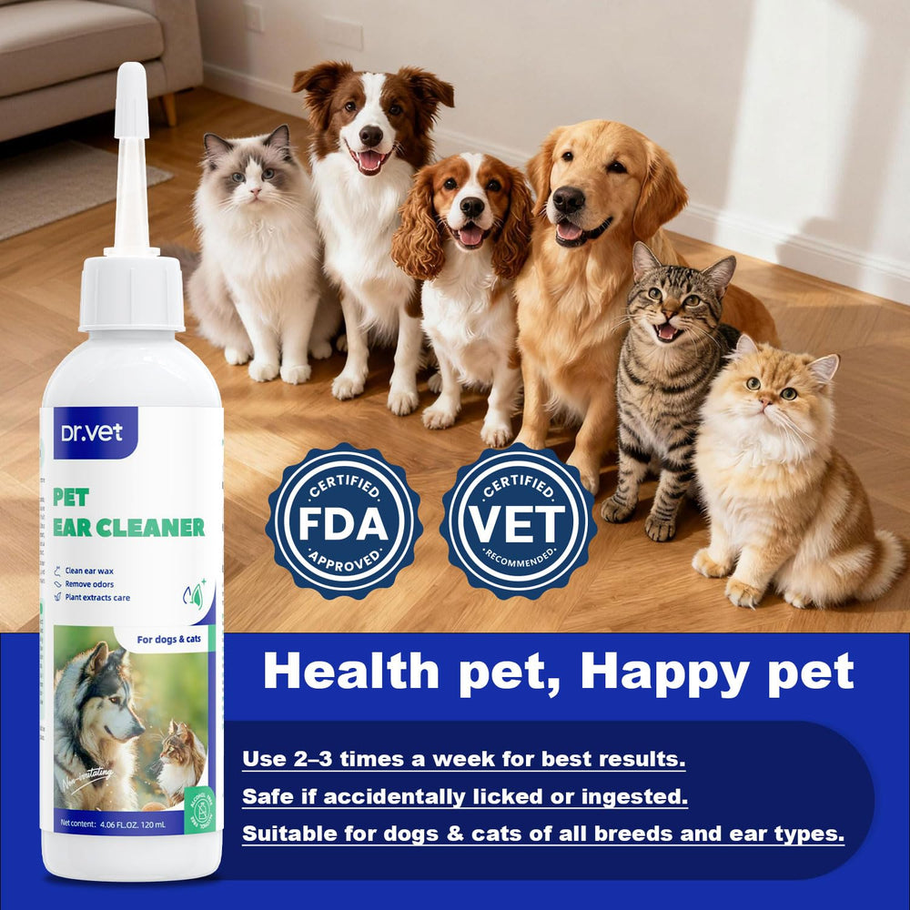 Dr Vet control de olor con persimón y limón para orejas frescas