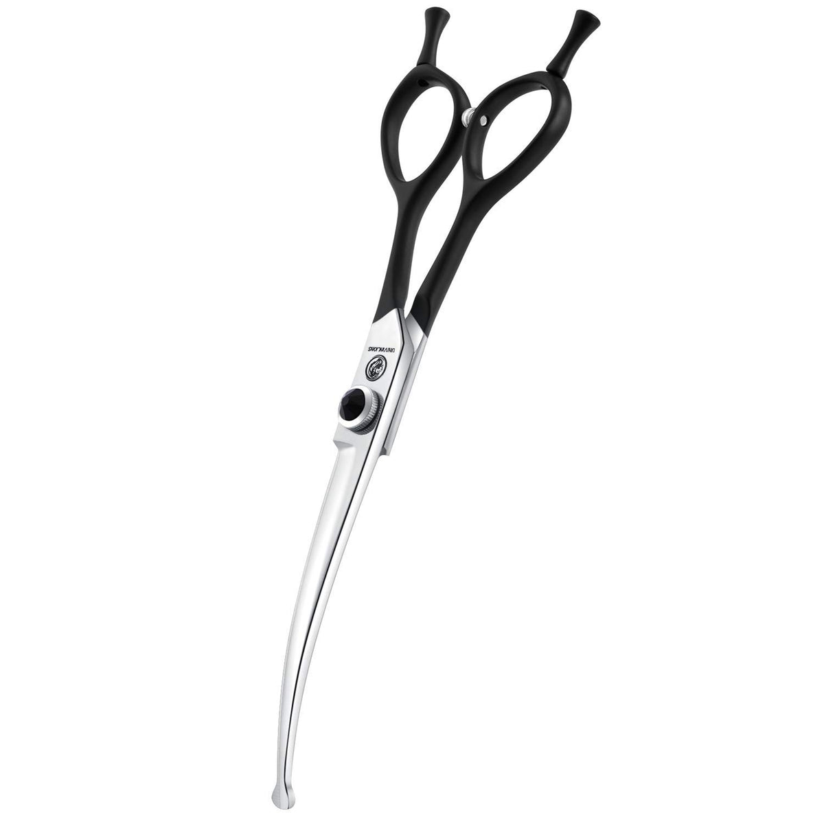 Dragon Creek Tijeras con puntas redondeadas curvas para seguridad durante el grooming.