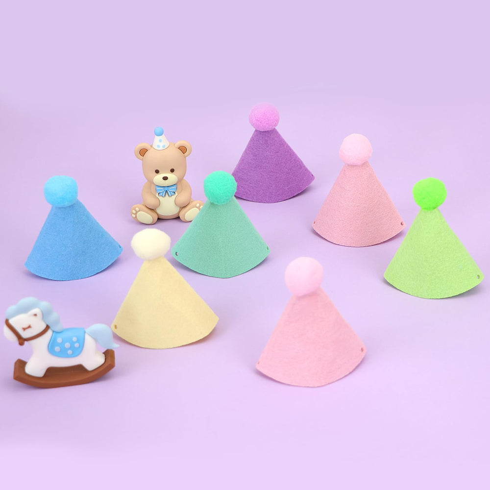 Sombrero pastel DRANSMIC para mascotas pequeñas, listo para usar sin montaje