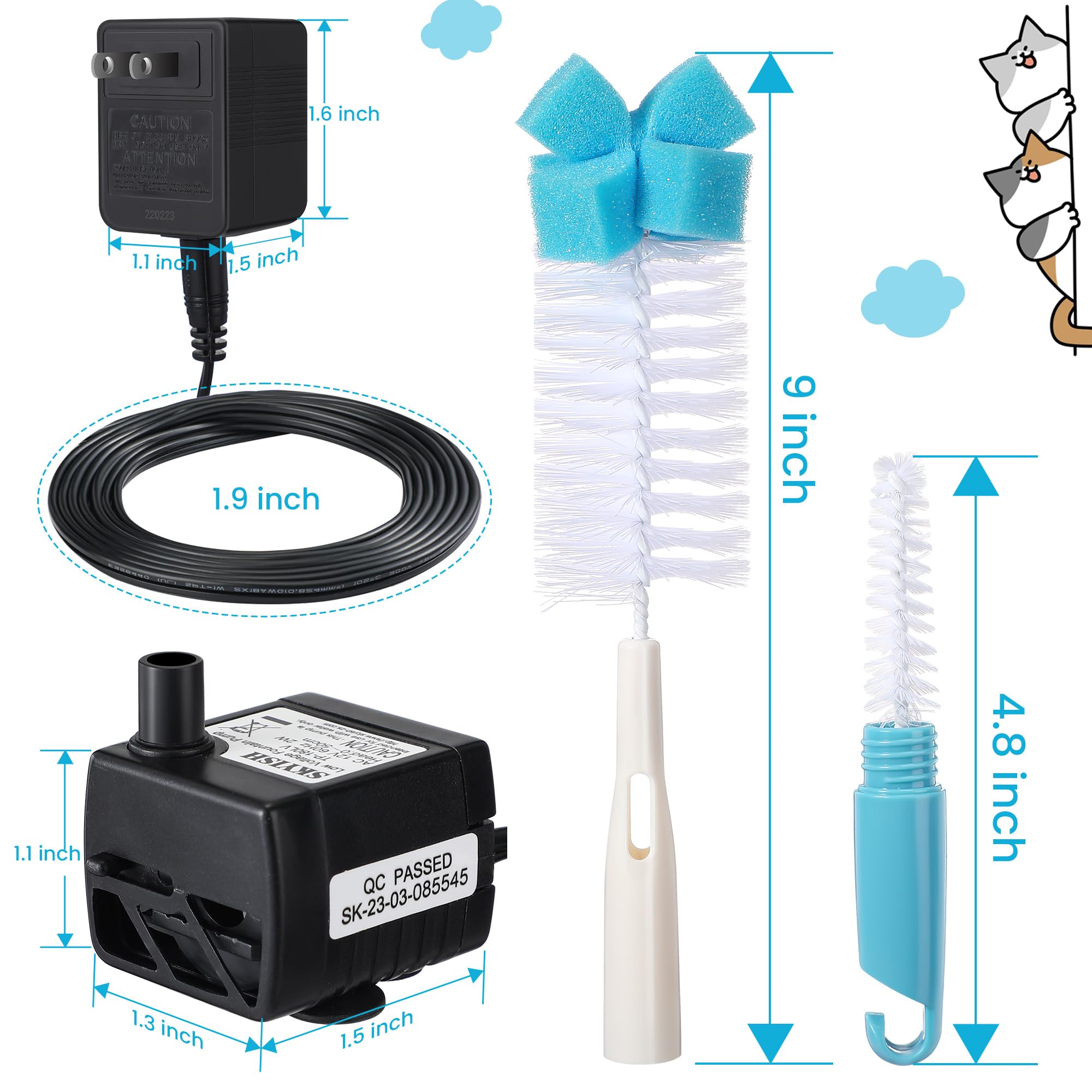 Adaptador incluido para PioneerPet que facilita la instalación
