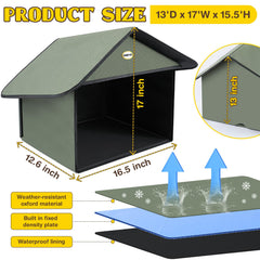 Estación de agua para gatos Dreyoo exterior protege el agua de lluvia y desechos.
