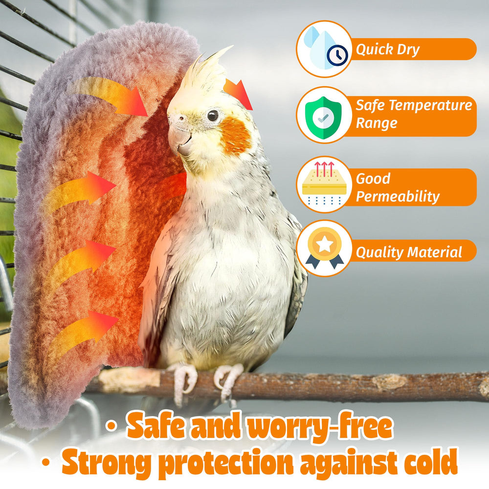 Dreyoo Snuggle Up apto para loros y aves pequeñas con temperatura constante.