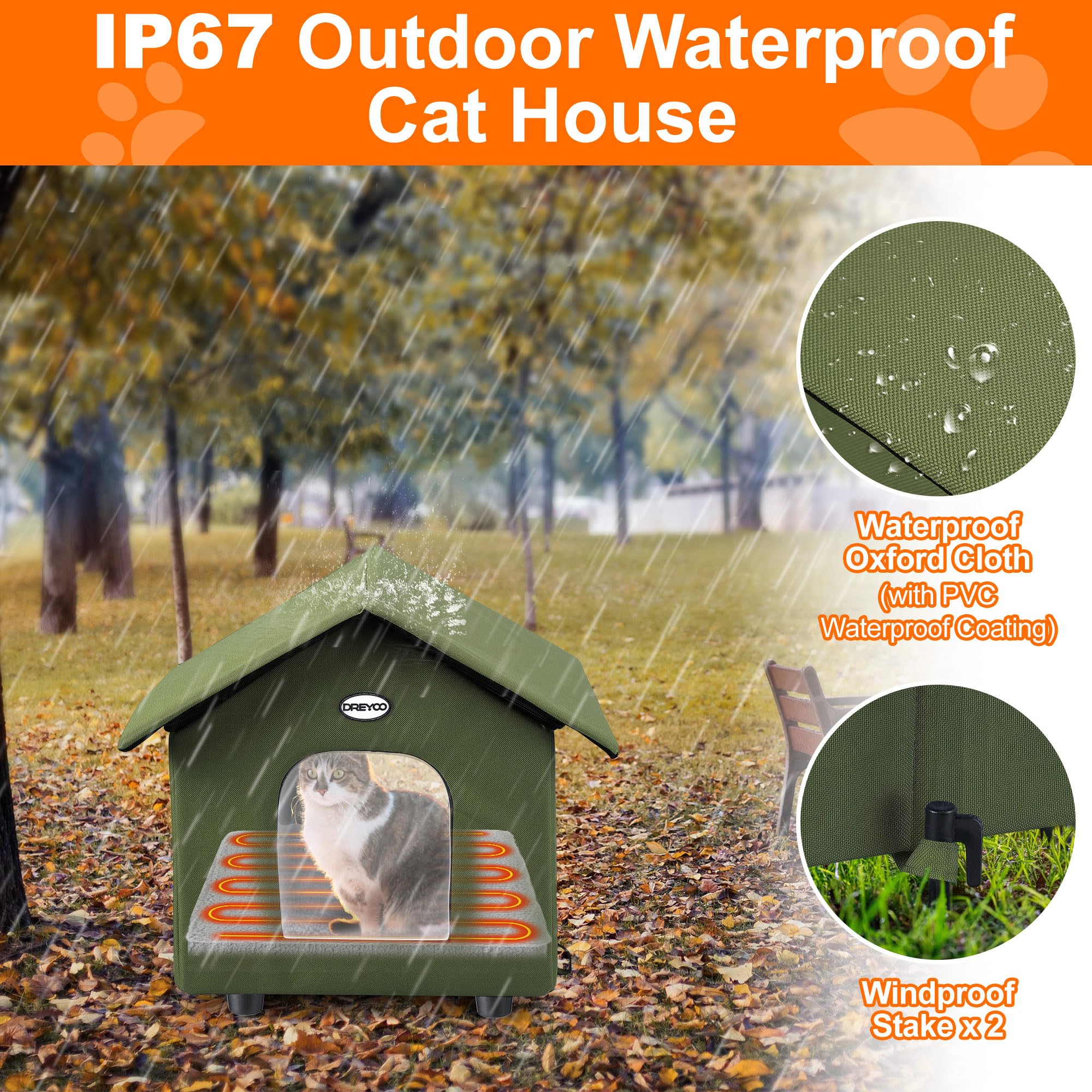 Tejido impermeable de Oxford con recubrimiento PVC protegiendo contra lluvia.