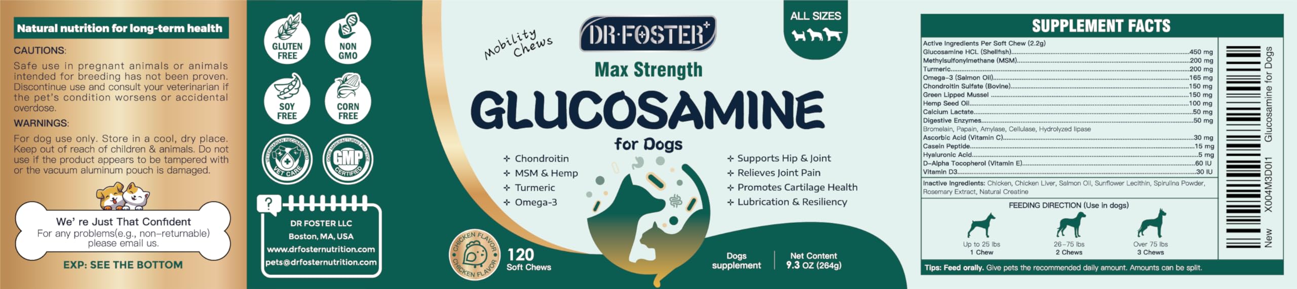 Con DRFOSTER, tu perro puede moverse con más confianza cada día.