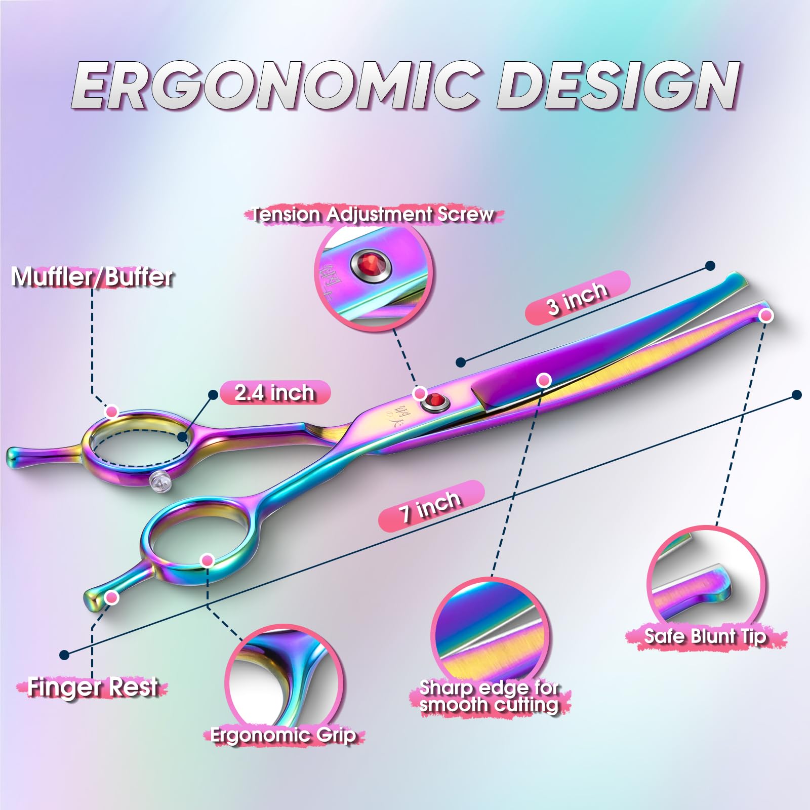 DRGSKL diseño arcoiris aporta estilo y seguridad durante el cuidado.