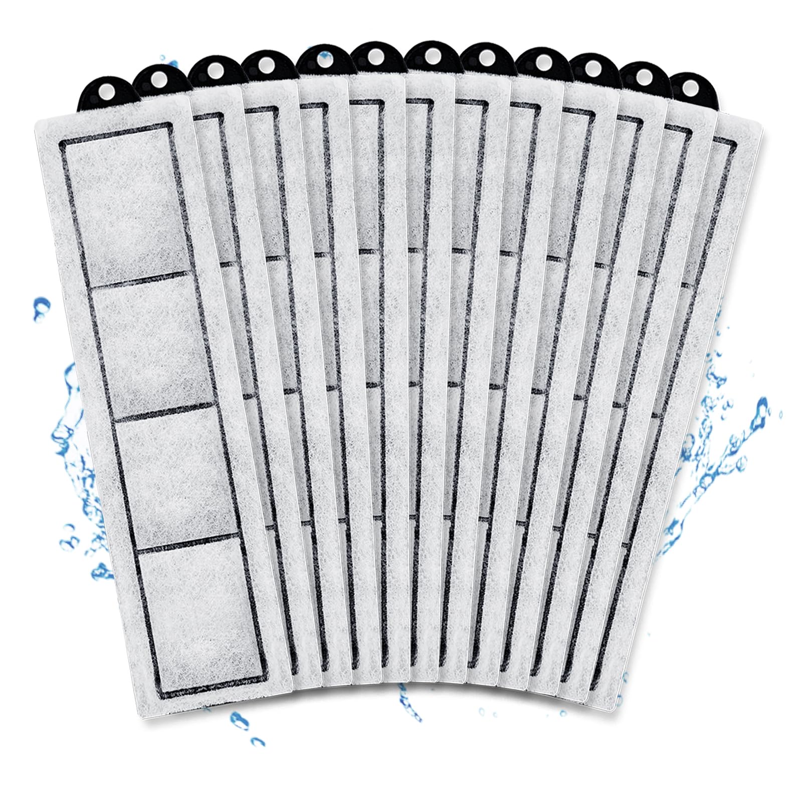 Cartuchos Driamor RF-S: 12 unidades para filtración estable y agua más clara en acuarios.