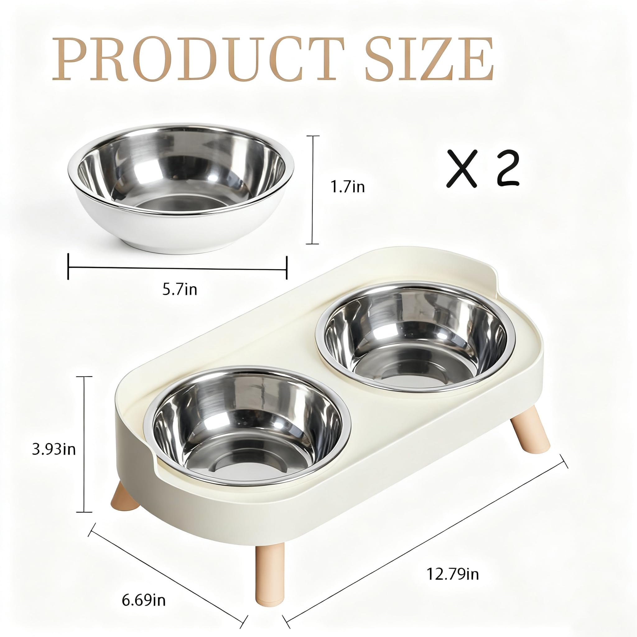Drohoo base antideslizante mantiene los tazones en su lugar