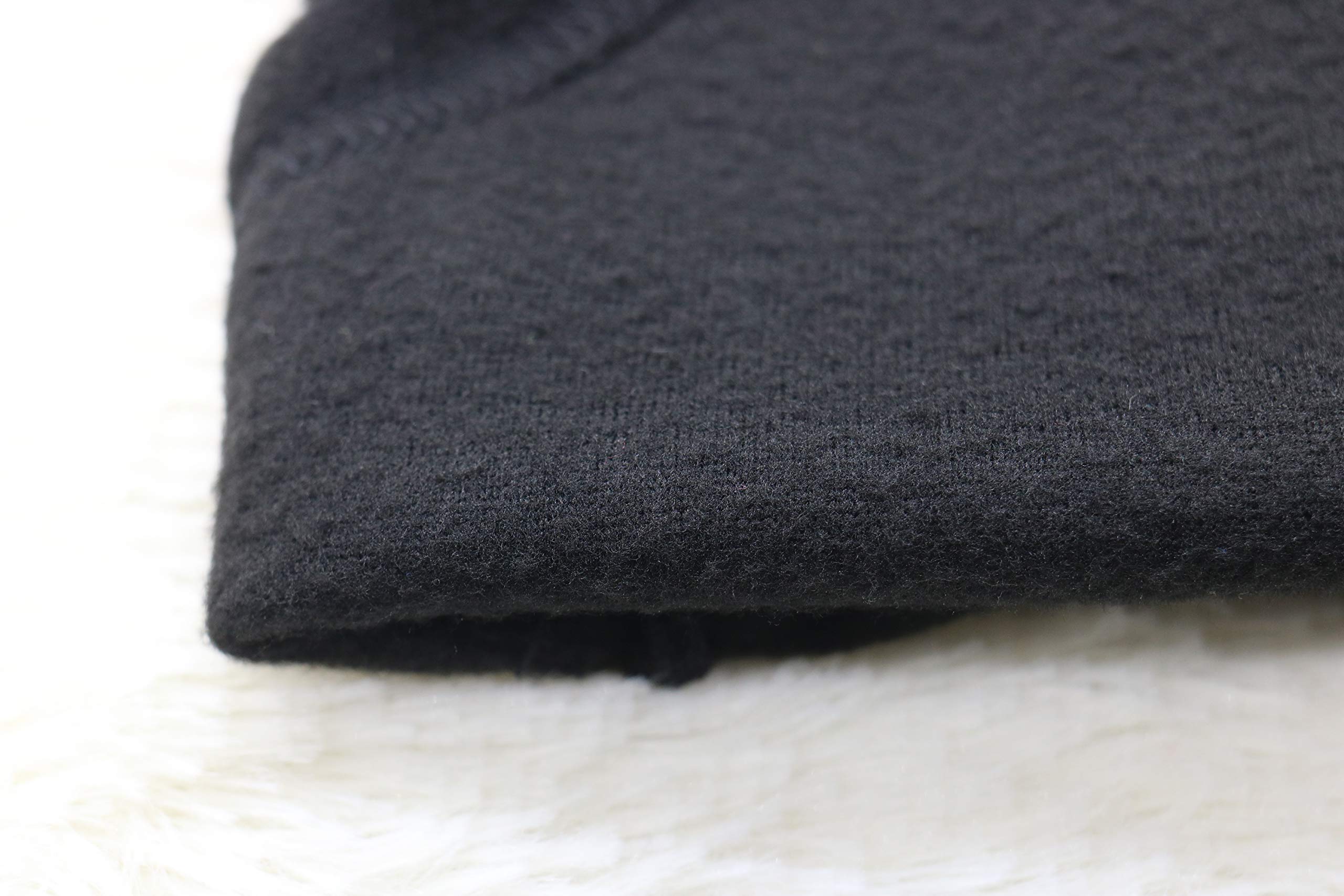 DroolingDog sudadera negra para gatos, vista trasera, cierre simple para comodidad.