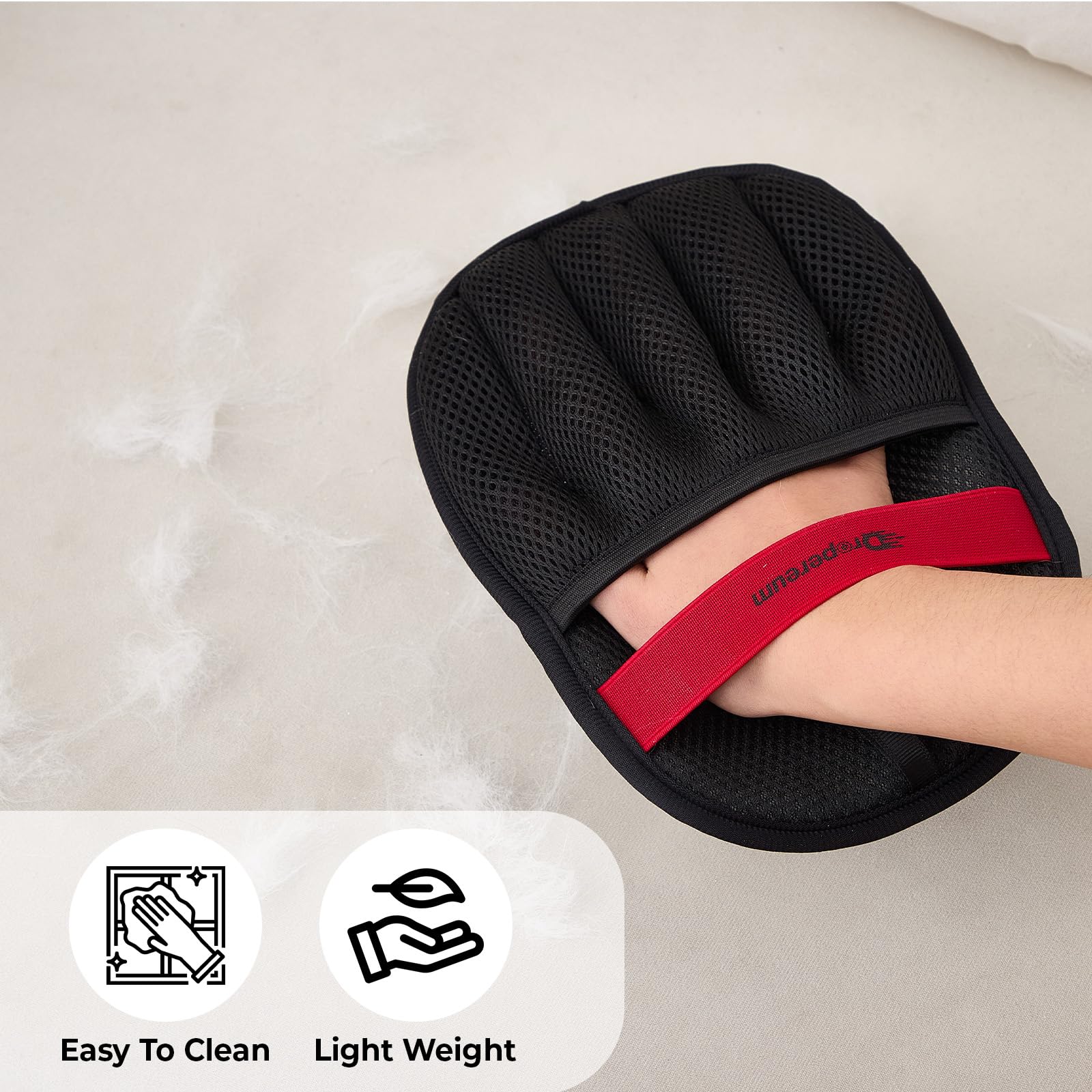 Dropereum-guantes-pelo-sofas-alfombras ideal para tapicería y superficies suaves
