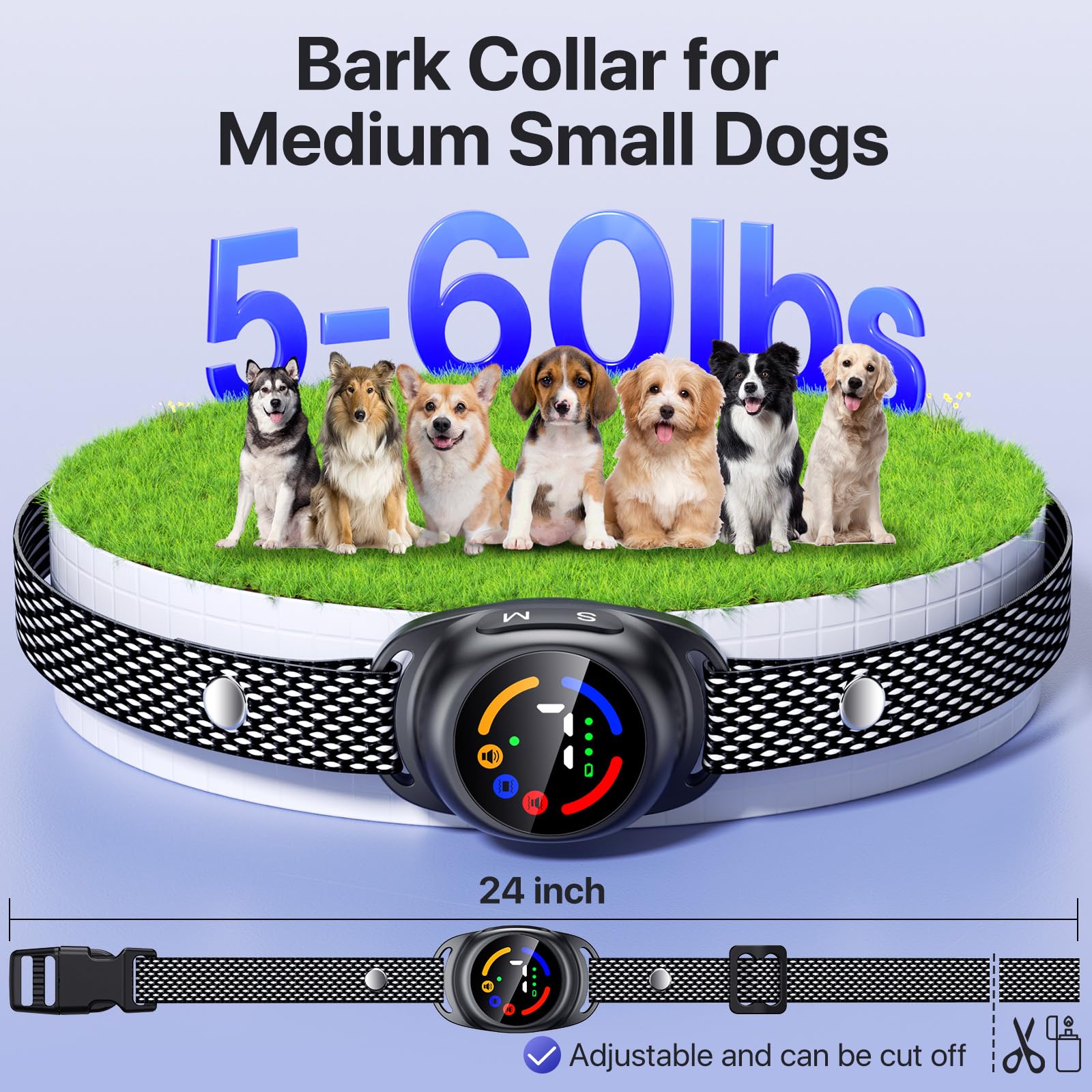 Drroon collar batería de 260 mAh con carga rápida para uso prolongado