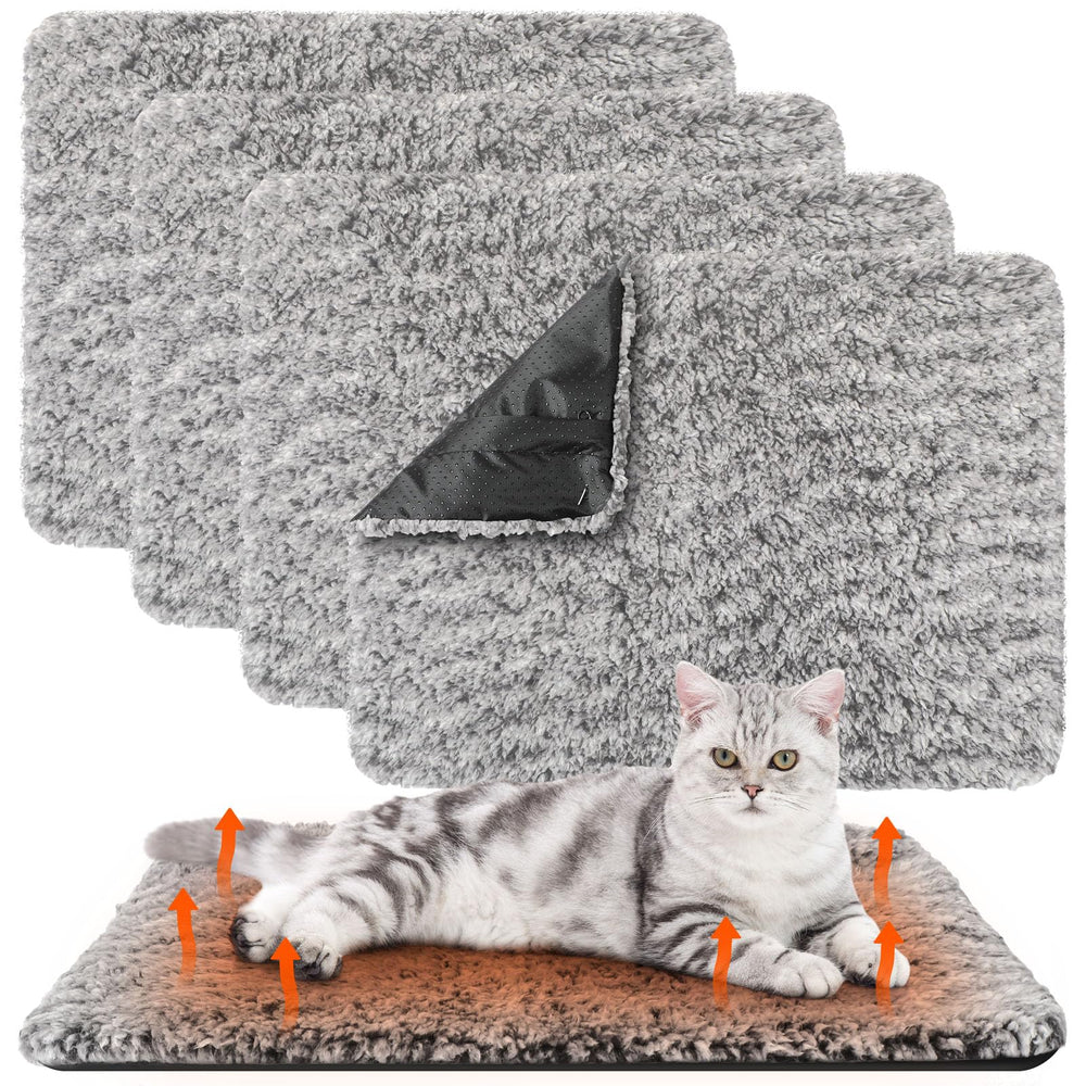 Drydiet almohadilla gato auto-calentante muestra calor reflejado para mayor confort.