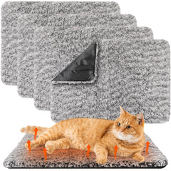 Drydiet almohadillas auto calentantes para gatos, 4 packs, calor sin electricidad para descanso.