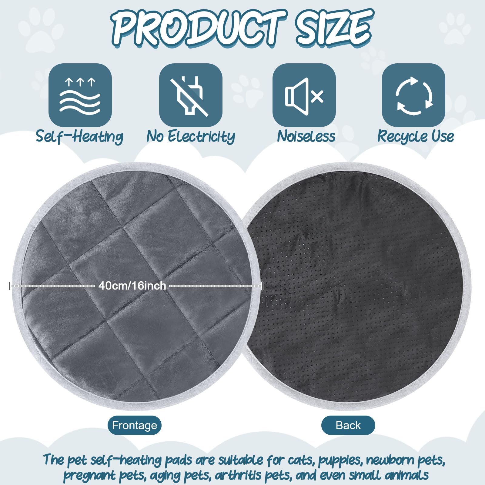 Drydiet cama para gatos de 16 pulgadas, ideal para felinos pequeños.