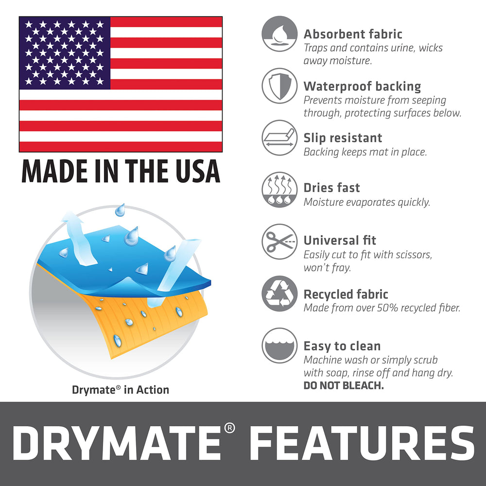 Drymate: producto fabricado en Estados Unidos, seguro para mascotas.