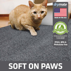 Drymate Respaldo Impermeable evita filtraciones y manchas en el suelo.