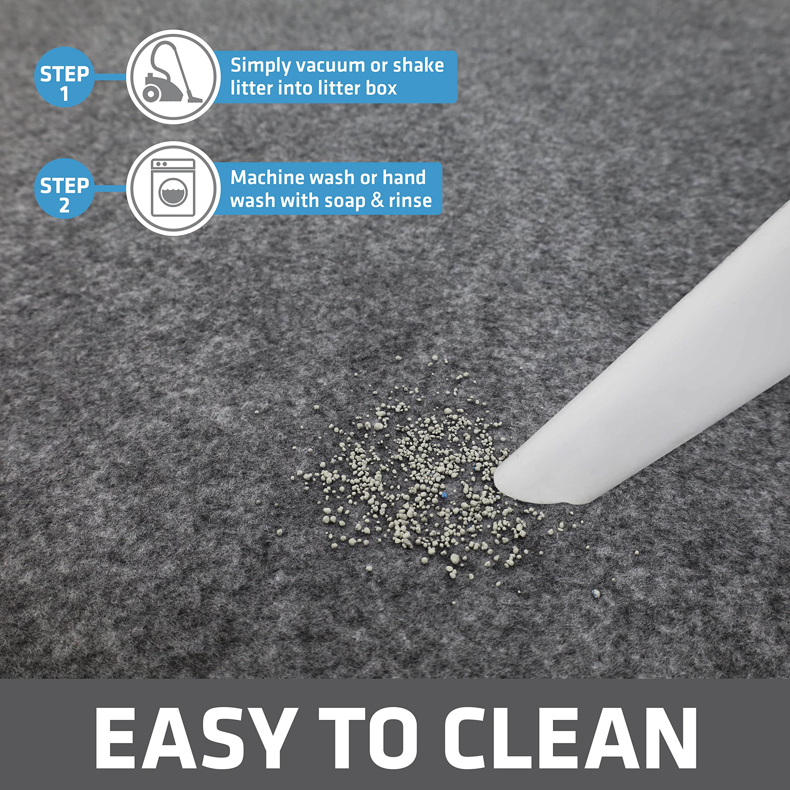Drymate XL Original Cat Litter Mat lavado a máquina para limpieza fácil