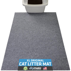 Drymate XL Original Cat Litter Mat protege los pisos reteniendo desorden