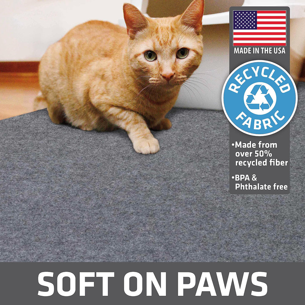 Drymate XL Original Cat Litter Mat superficie antideslizante en uso diario