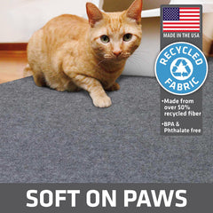 Drymate XL Original Cat Litter Mat superficie antideslizante en uso diario