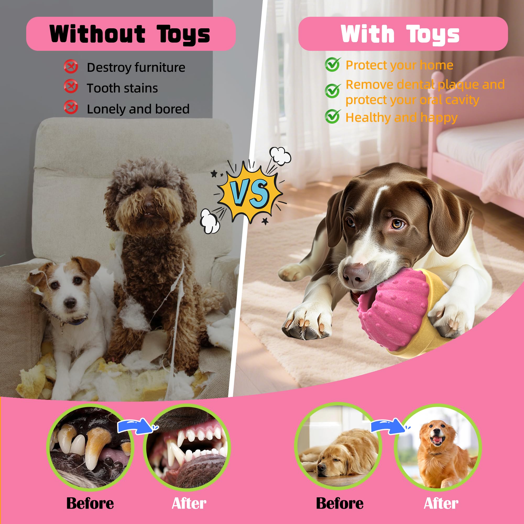 DSUMD juego interactivo mantiene al perro ocupado y concentrado.