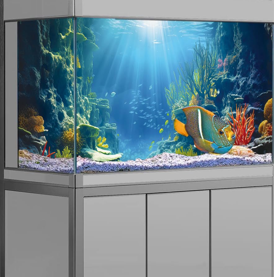 Decoración de acuario artística de Dtekoj para un ambiente más atractivo.