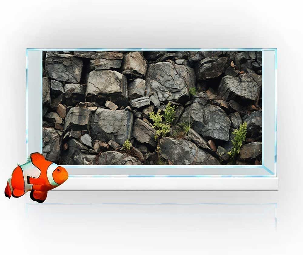Dtekoj fondo terrario pared rocosa, mejora la sensación de naturalidad.