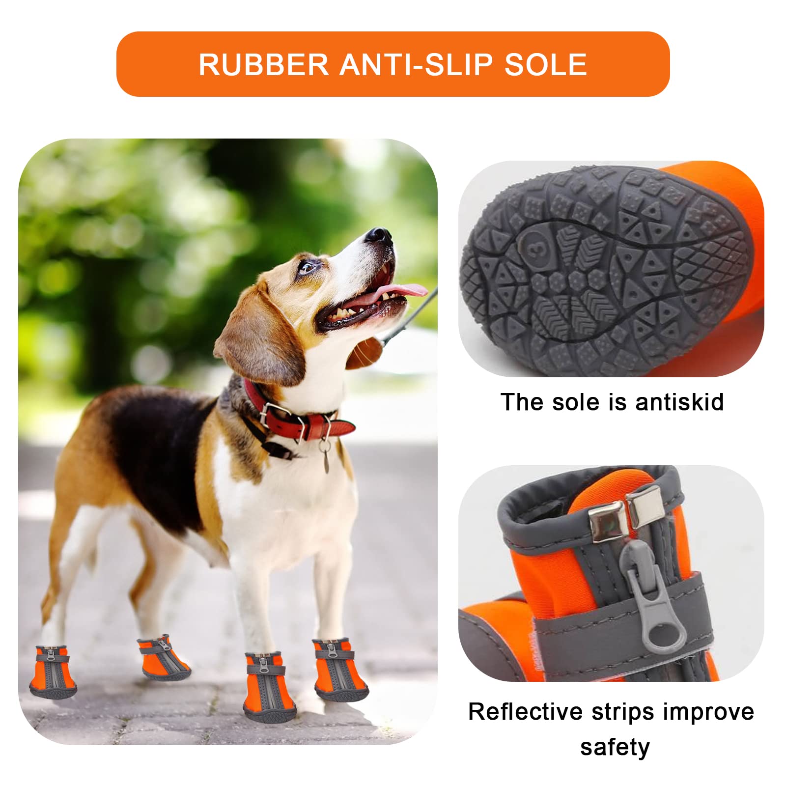 Botas dtyxpet: suela de goma antideslizante para mayor tracción
