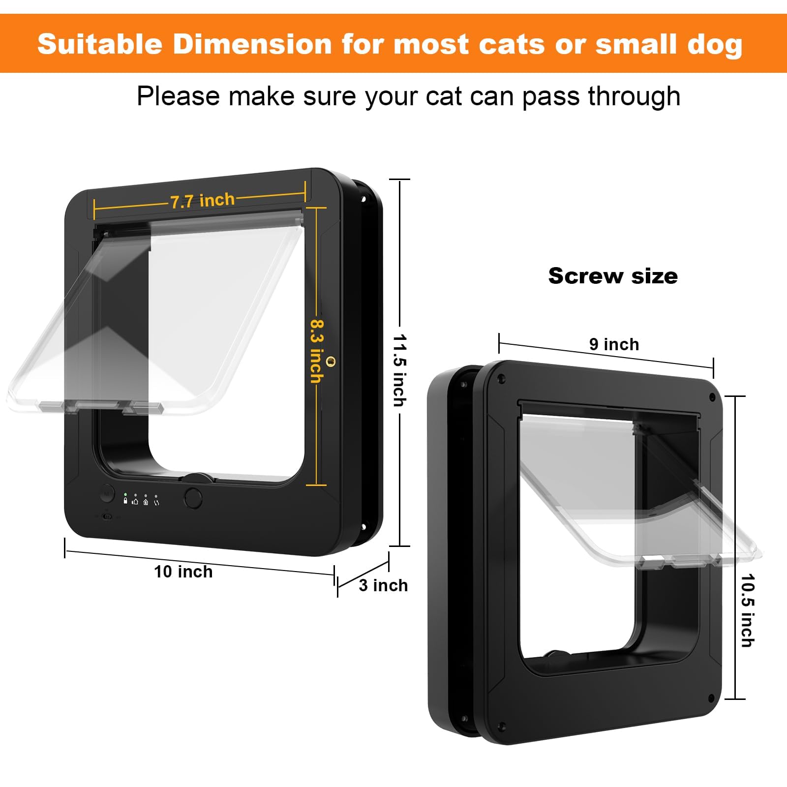 Dubcei control remoto para abrir o cerrar la puerta del gato