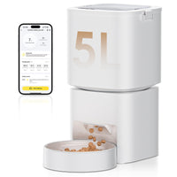 DUDUPET alimentador para gatos con control por app y WiFi 5GHz.