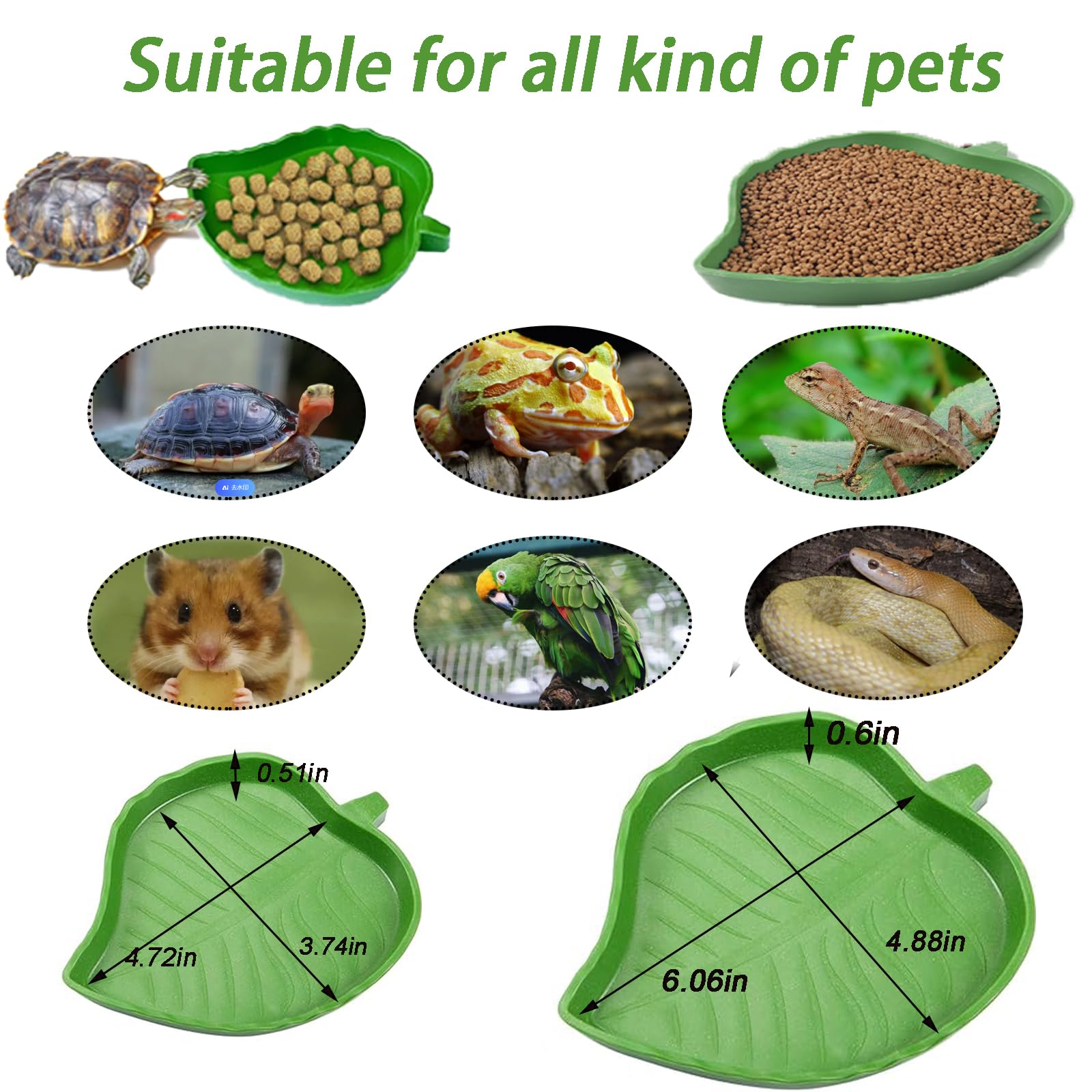 DUOYUZHIYU perfecto para tortugas pequeñas en acuarios o terrarios.