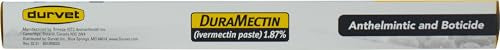 Duramectin: aplicación oral en caballos para control de parásitos.