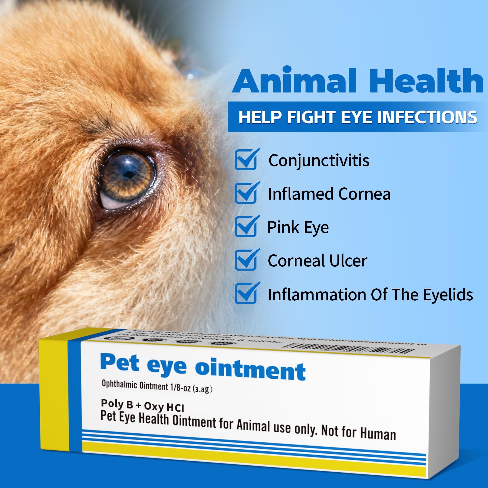 DURIVERME crema ocular para perros, ofrece lubricación suave y limpieza de párpados.