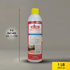 Durvet No Bite IGR spray en muebles para protección de pulgas.