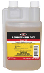 Durvet Permetrina EC 10% en botella, uso externo para mascotas