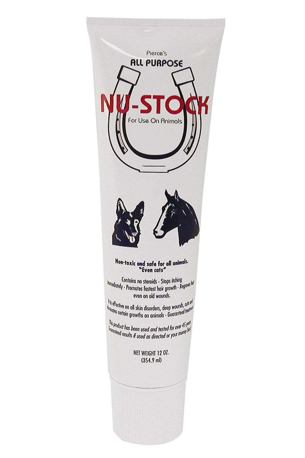 Durvet Pierce's Nu-Stock en botella de 12 onzas para perros; posible apoyo para molestias ocasionales.