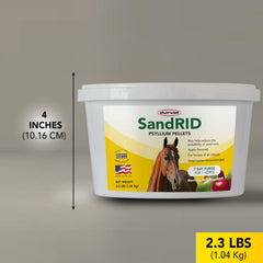 Durvet Sandrid granulos, sabor manzana-melaza, fácil de alimentar.