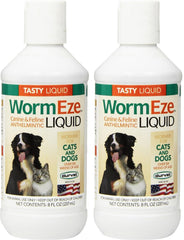 Durvet WormEze liquido para perros y gatos, facil de administrar.