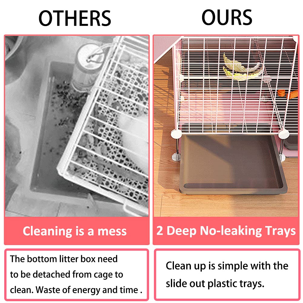 Diseño a prueba de fugas con cerrojo y refuerzos, seguridad para mascotas curiosas.