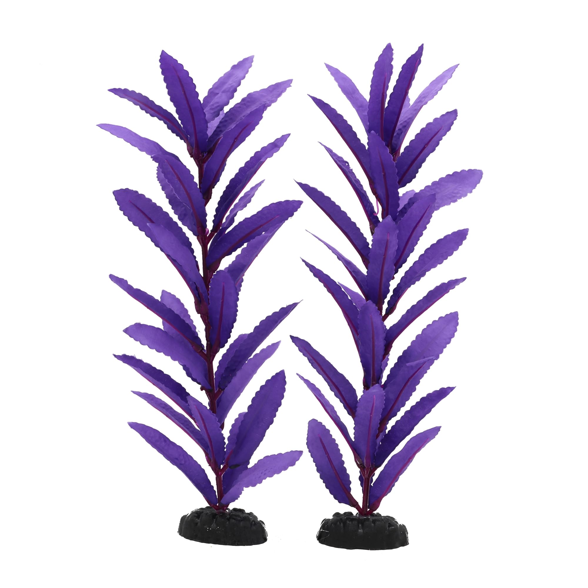 DVHEY plantas de acuario de seda moradas de 12 pulgadas para pecera, refugio visual