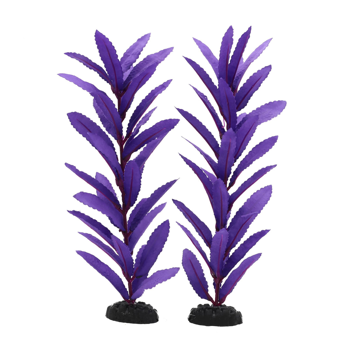 DVHEY plantas de acuario de seda moradas de 12 pulgadas para pecera, refugio visual