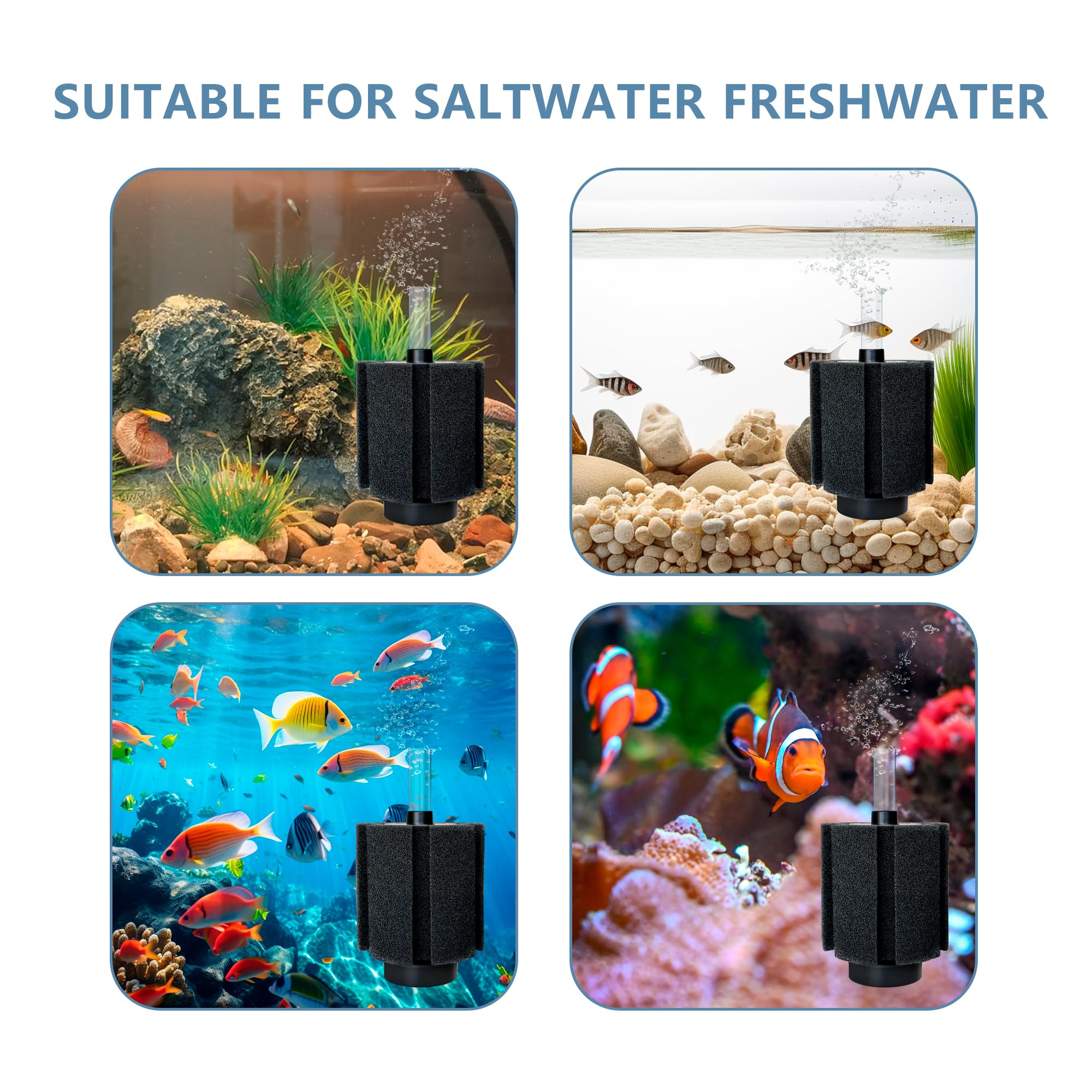 DVHEY tanque 20-50gal facilita un entorno estable para peces y camarones