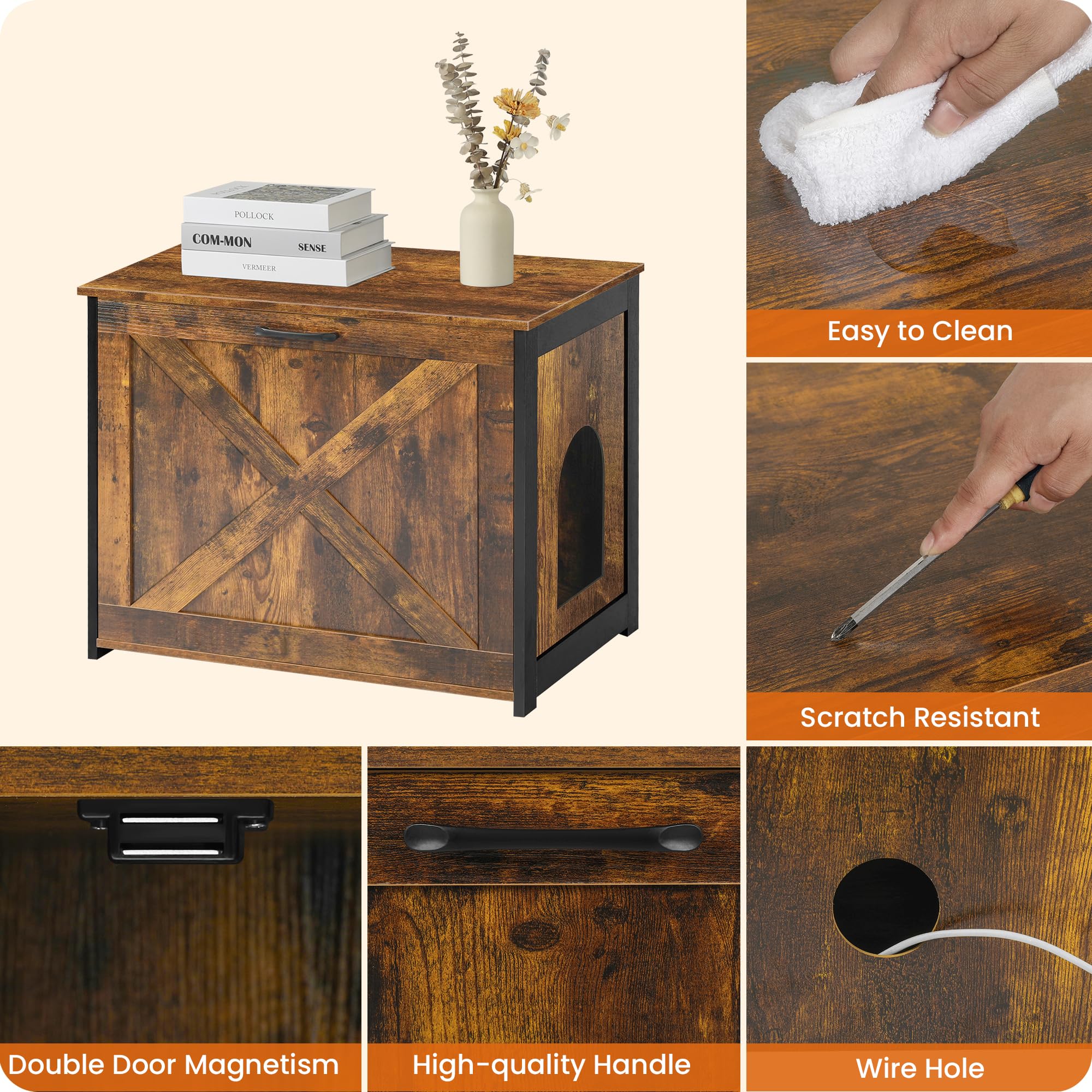 Dwanton acabado-madera-natural-rustico: acabado cálido que se integra con interiores sobrios.
