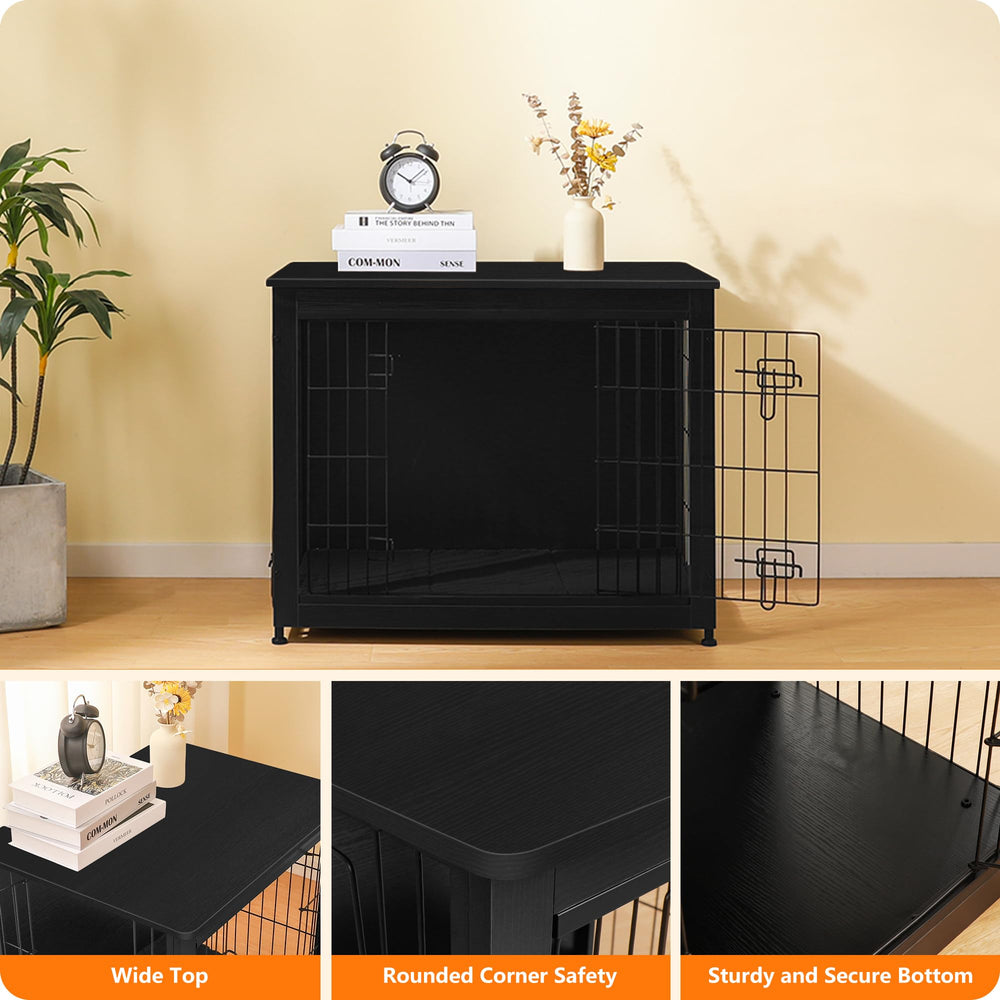Dwanton acabado negro elegante para sala o habitación