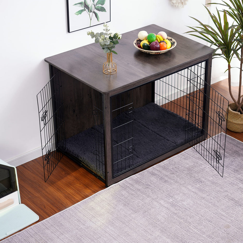 Dwanton base de madera para la caja de perro, soporte estable.
